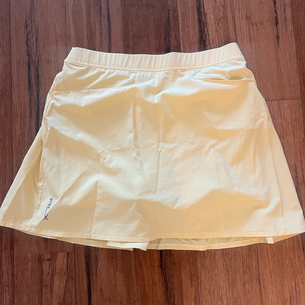 RLX Ralph Lauren Pale Yellow Skort